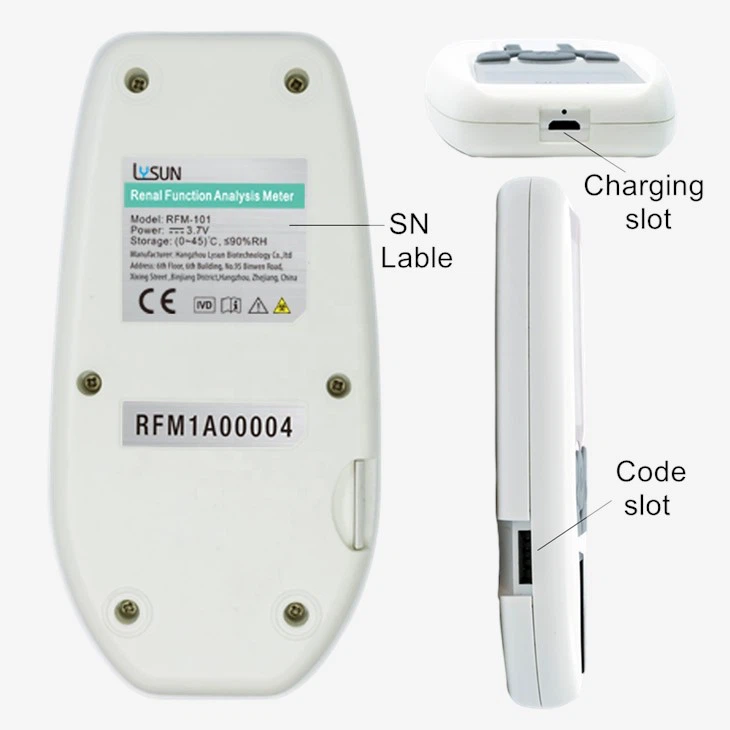 CE,ISO Certified Portable 3in1 High Accuracy Renal Function Meter For Test Creatinine