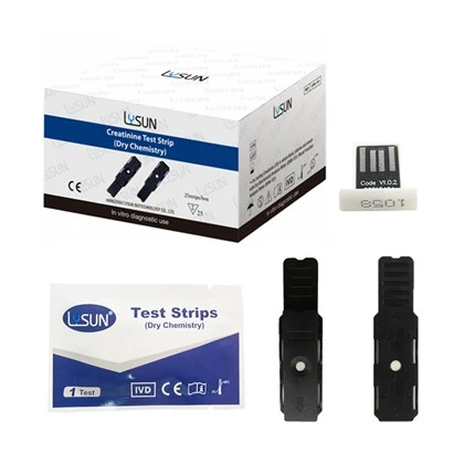 Strip Tes Fungsi Ginjal 3 in 1 Baru Asam Urat, Strip Tes Analitik Klinis Kreatinin Urea