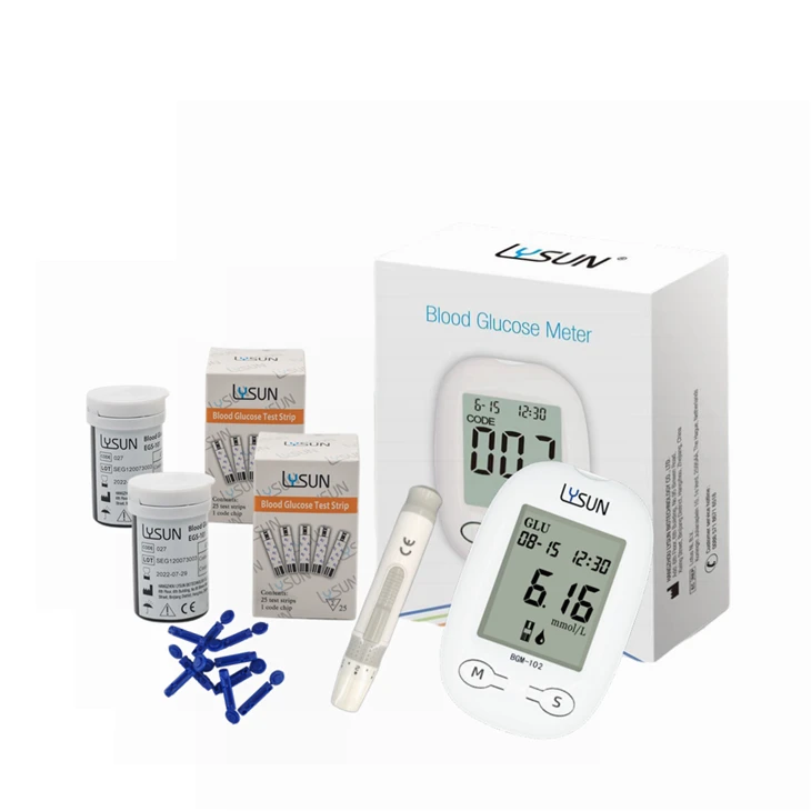 Lysun Portable Blood Sugar Test Blood Glucose Monitor For Hospital