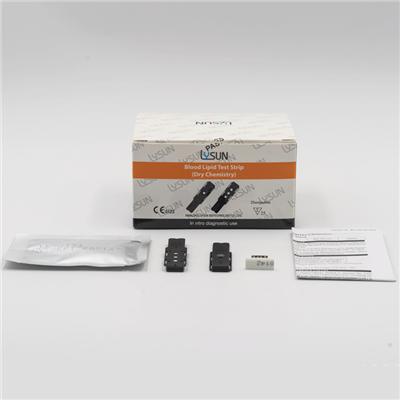 Analisis LPS -101 strip tes lipid darah atau strip tes trigliserida kolesterol