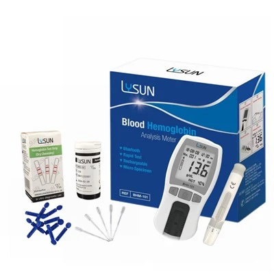 Alat Uji Analisis Hemoglobin BHM-101 Alat Uji Hematologi Cepat dengan Strip