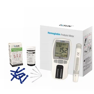 Hb Meter Hemoglobin Test Equipment Portable Hemoglobin Meter Set dengan strip