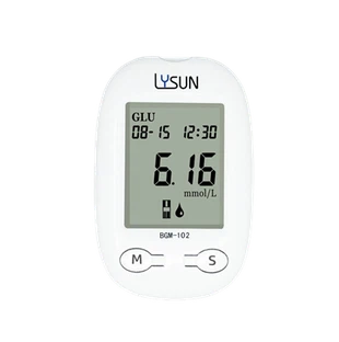 Iysun bgm -102 n Metode elektrokimia meter tes glukosa darah