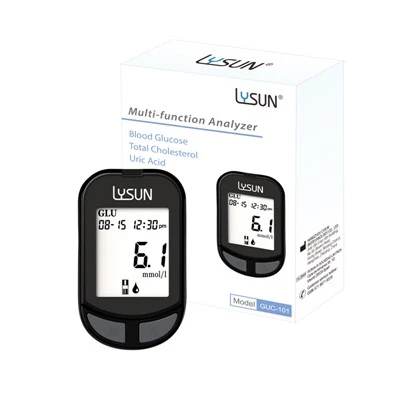 Lysun Glukosa Darah, Asam Urat, Kolesterol Total 3 dalam 1 Meter GUC-101