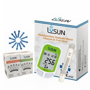 Lysun Home Gunakan Pengukur Asam Urat Kolesterol Glukosa Darah