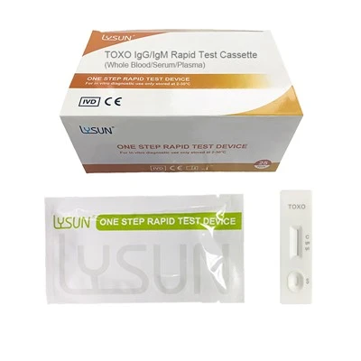 Lysun toxo igg/igm tes cepat tes swa-tox-w 21- gm