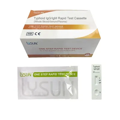Lysun typhoid igg/igm uji cepat tes self typ-w21